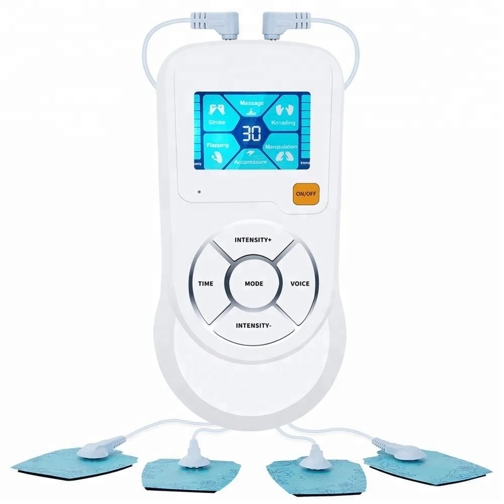 

Muscle Stimulator Digital Tens Unit With 4 Pads For Pain Relive