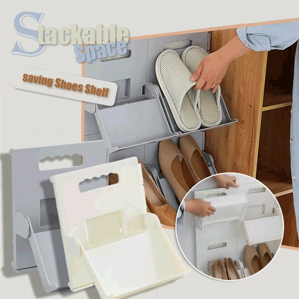 Stackable-Space-saving-Shoes-Shelf