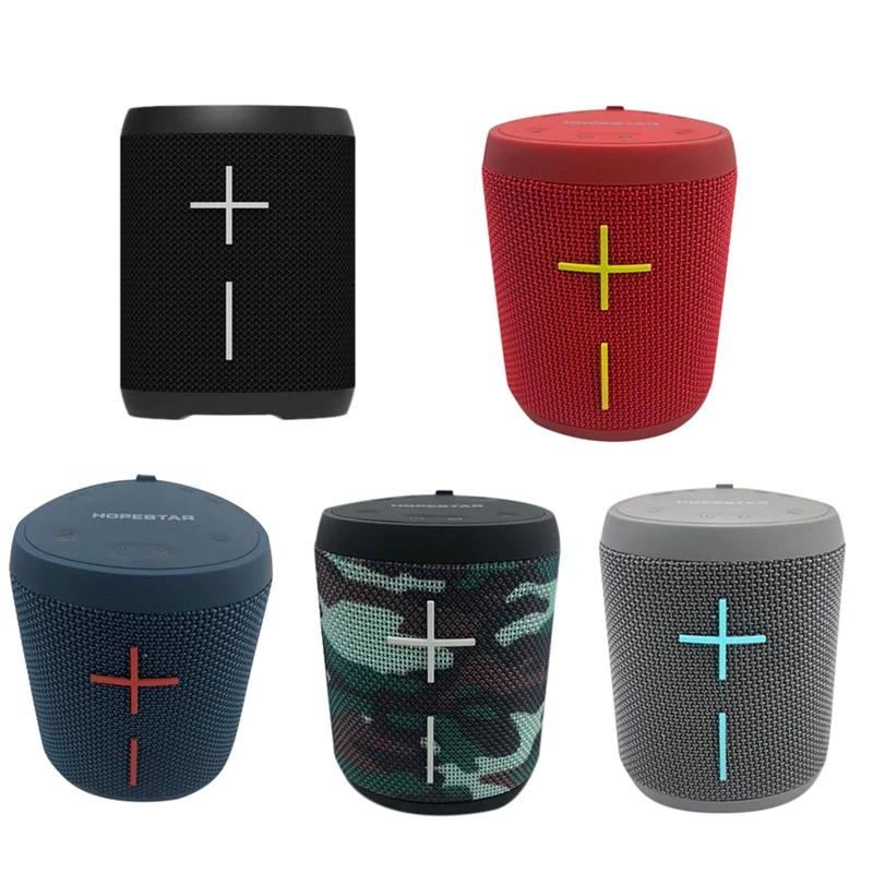 Hopestar P14 портативный открытый Bluetooth водонепроницаемый динамик тройной угол звуковая панель коробка стерео сабвуфер