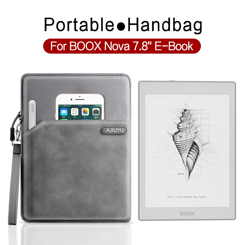 

Универсальный мягкий чехол на молнии для Onyx BOOX Nova Air Pro 2, 3 цвета, чехол для электронной книги 7,8 дюйма, чехол для BOOX Nova Air Pro 7,8 дюйма, сумка