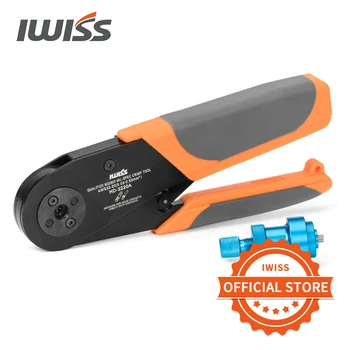 Buy IWISS HD-3220A Aviation Pin Terminal Crimping Pliers 0.03-0.52mm² 32-20AWG W1 Aviation Plug Male And Female Pins Cold Crimper