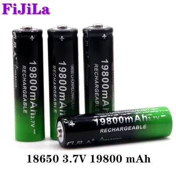 

2020 New 18650 Battery 3.7V 19800 mAh Rechargeable Lithium-Ion Battery For LED Flashlight Popular New High Quality