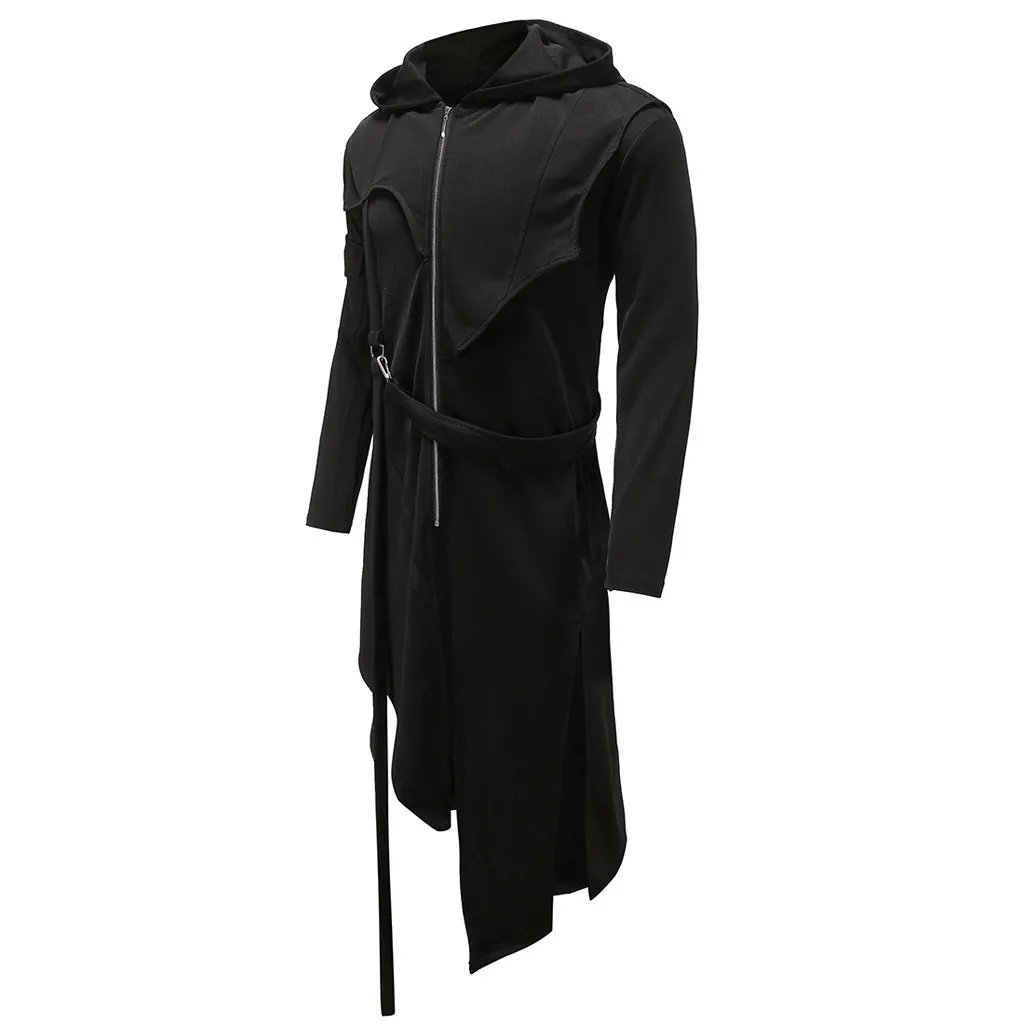 Уличная одежда, осень и зима, Мужская Новая мода, для отдыха, необычная молния, пальто с капюшоном, jaqueta masculino chaqueta hombre