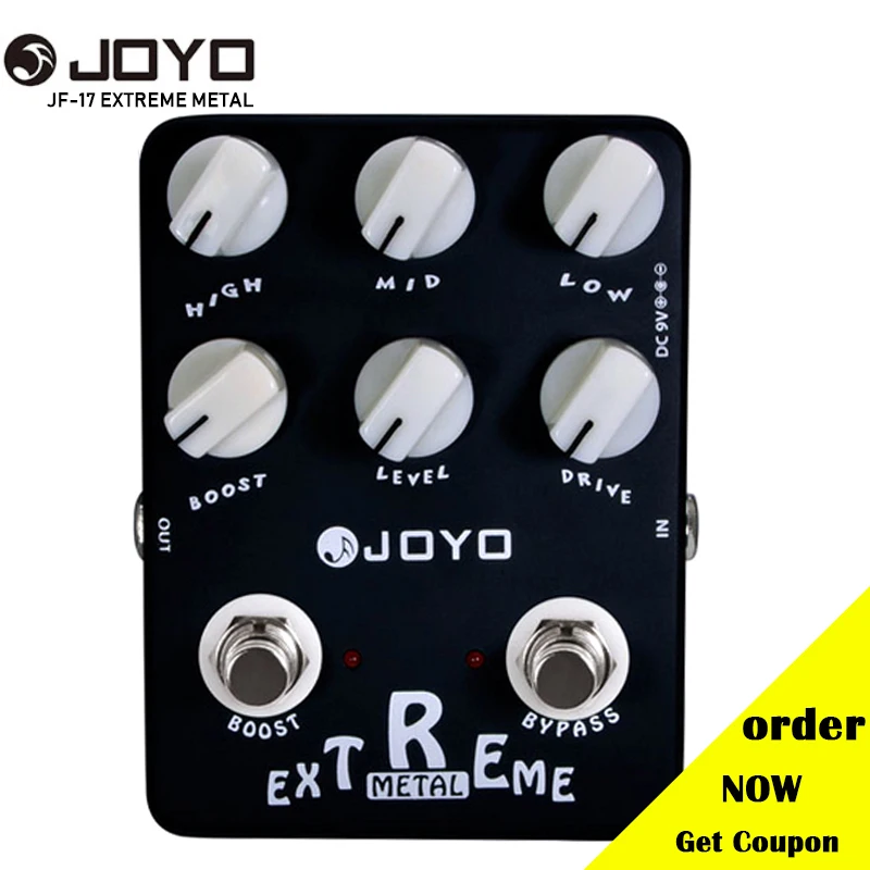 Joyo Extreme Metal Distortion Guitar Effect Pedal Highgain Heavy Metal