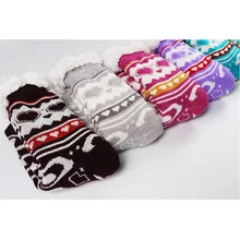 Очень теплые флисовые домашние носки; эластичные удобные плотные зимние носки для дома и офиса; NOV99