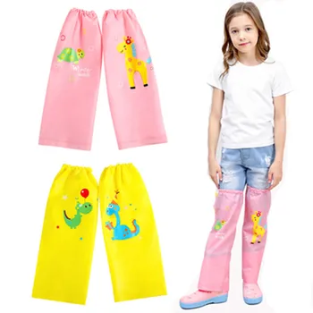 

Cartoon dinosaur children's waterproof pants，kids students rain gear