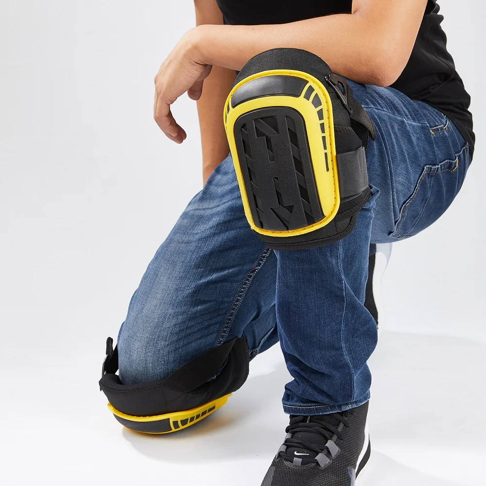 Knee Pads for Work-Heavy Duty  Foam Padding and Gel Cushion with Adjustable Straps for Construction, Flooring, Gardening