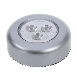 Светодиодный 6 шт. stick'n Click светодиодный яркая подсветка-Нажмите Вкл/Выкл Свет для Кухня шкаф со стеклянными дверями гаража