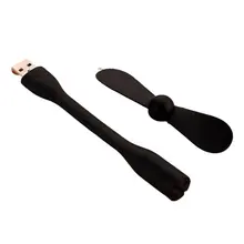 Flexible Mini USB Fan Portable Detachable Cooling Fan for PC USB Devices Mini Handheld USB Fan new mini usb fan gadgets flexible gooseneck led light usb cooling flashing temperature display fan for pc laptop