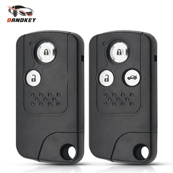 

Dandkey For Honda Civic Accord Odyssey CR-V 2013-2015 Car Smart Remote Key Shell Uncut Blank Case Fob 2/3 Buttons Replacement