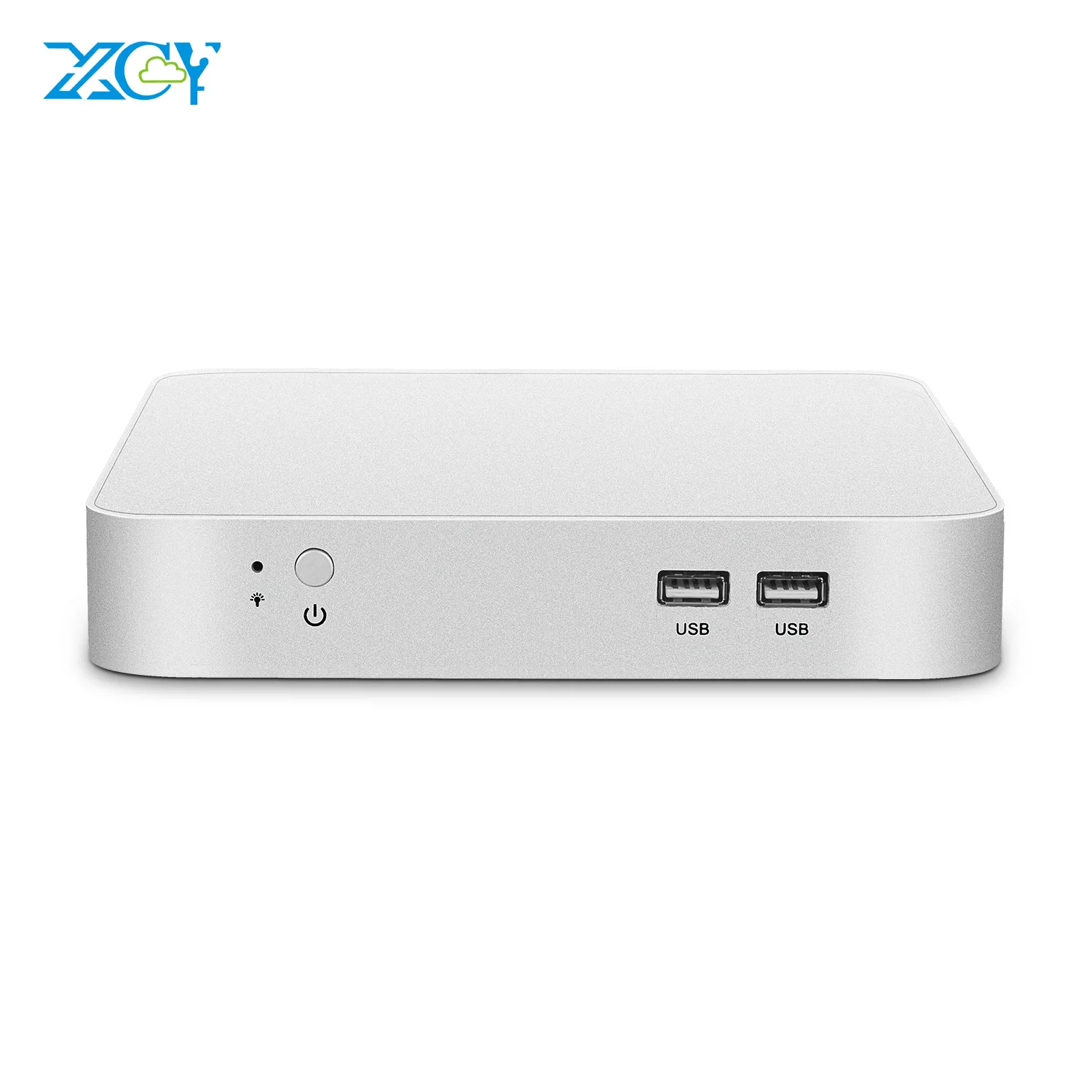 XCY мини-ПК Intel Celeron N3160 N2810 четырехъядерный Windows 10 неттоп minipc HDMI VGA 6x USB WiFi 1000 м Ethernet офисный мини настольный