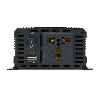 

Power Inverter Modified Sine Wave LCD Display DC 12V To AC 220V Solar 2 USB 8 Safety Protection Function Car Transformer Convert