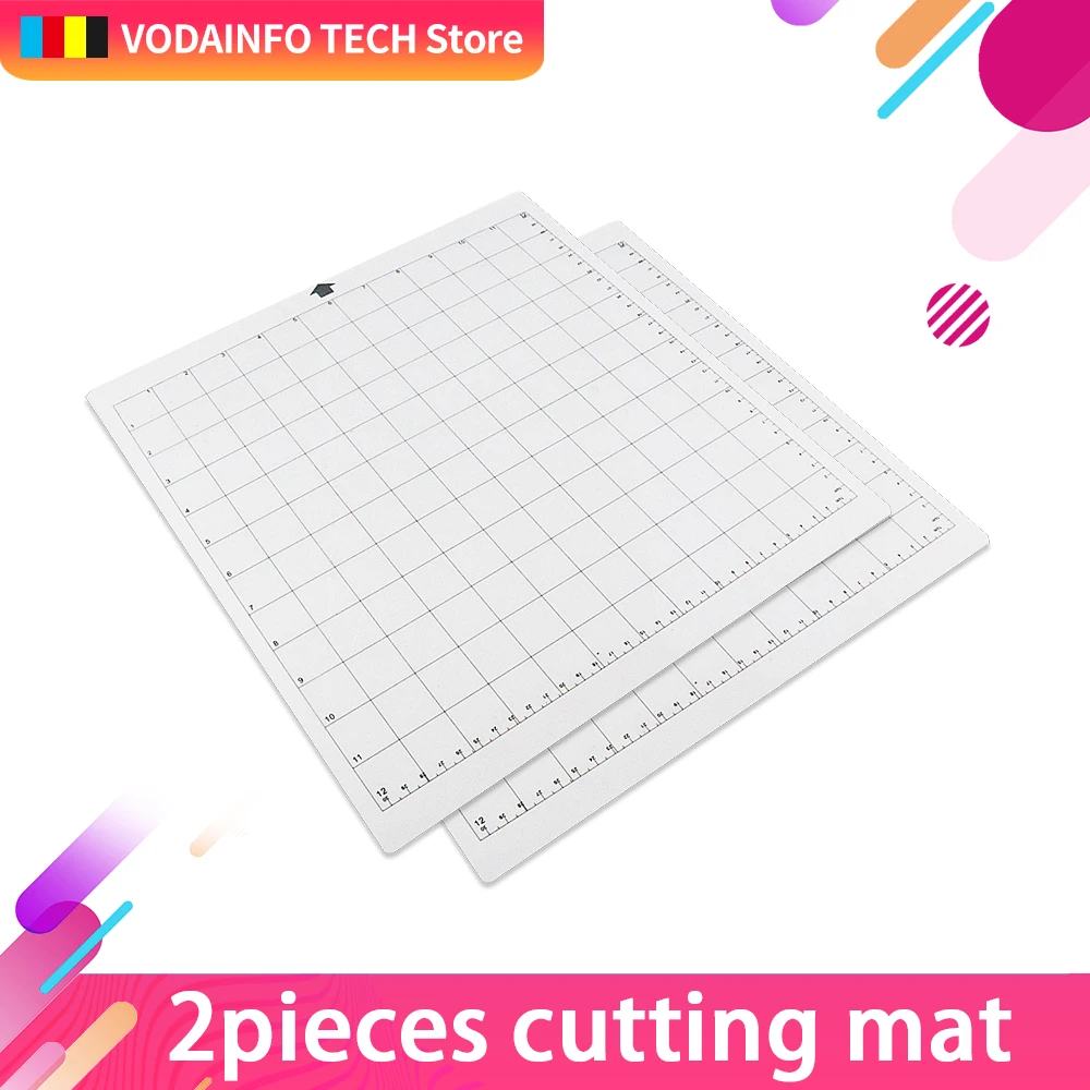 Cutting Mat for Silhouette Cameo , Cricut Explore Maker [30.8*30.8cm ,12x12  inch] Adhesive&Sticky Non-slip Flexible Gridded Mats
