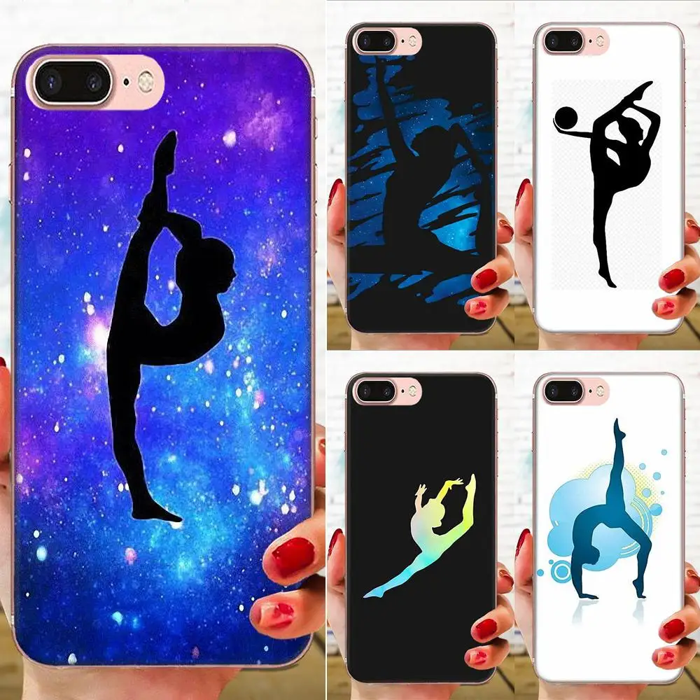 

Silicone Phone Shell Cover Gymnastics Silhouette For Galaxy J1 J2 J3 J330 J4 J5 J6 J7 J730 J8 2015 2016 2017 2018 mini Pro