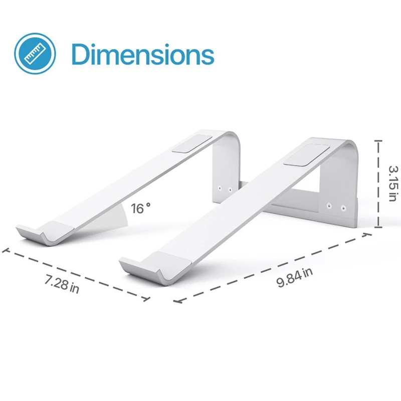Подставка для ноутбука алюминиевый вентилируемый стенд эргономичный стояк портативный держатель для Macbook Pro все ноутбуки