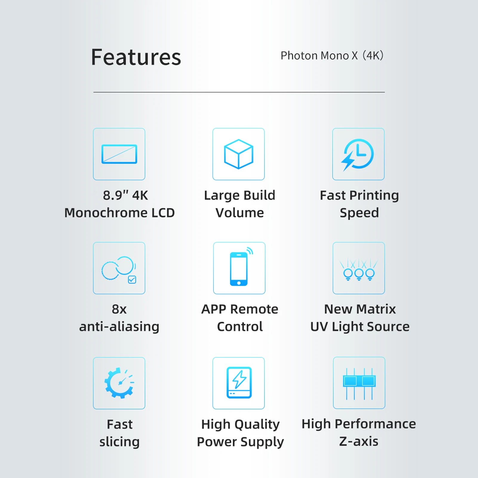industrial 3d printer New Anycubic Photon Mono X 3D Printer 8.9''4K Monochrome LCD Large Print Size Support APP Remote Control SLA impresora 3d large 3d printer
