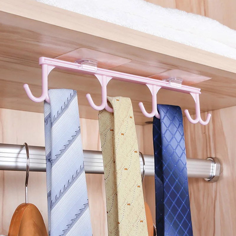 Кухонная стойка для хранения инструментов Держатели шкаф подвесные корзины Oganizer шкаф Экономия пространства галстук вешалка для шарфов крючки настенная вешалка