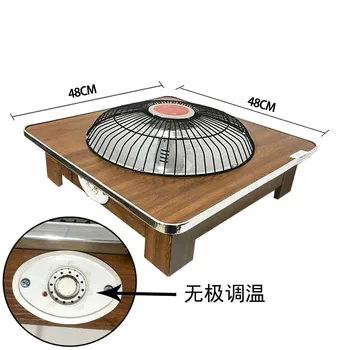 

Electric Heater,warm, Oven, Household Appliances, Office Wooden Electric Fire Basin, Energy-saving and Quick-heating Heater