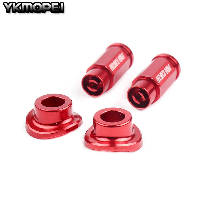 CNC Anodized Red Rim Lock Nuts & Washer Kit Fit Honda CR125 CR250 CRF250 CRF450 