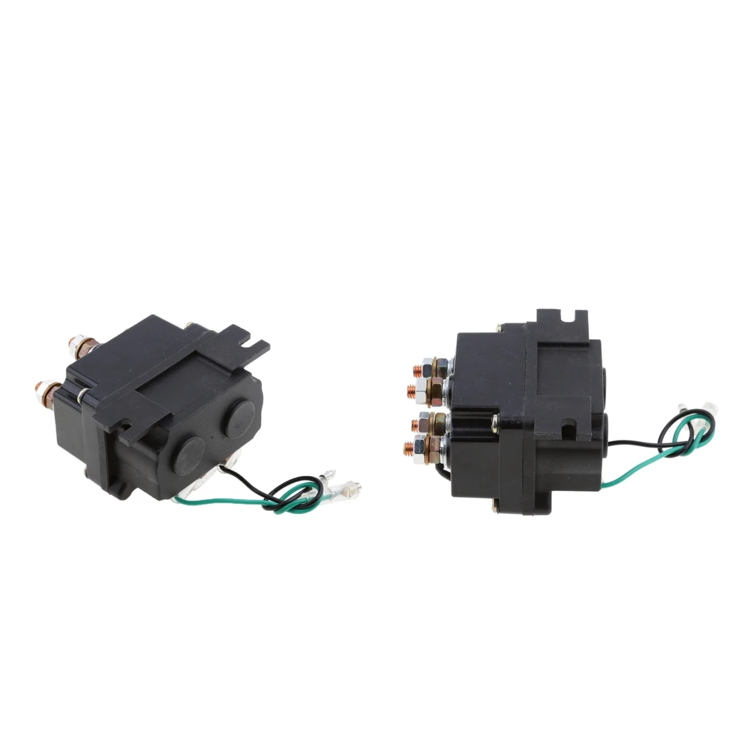 2 Packs 12V Solenoid Relay Contactor Winch Rocker Switch Thumb Truck ATV UTV | Автомобили и мотоциклы