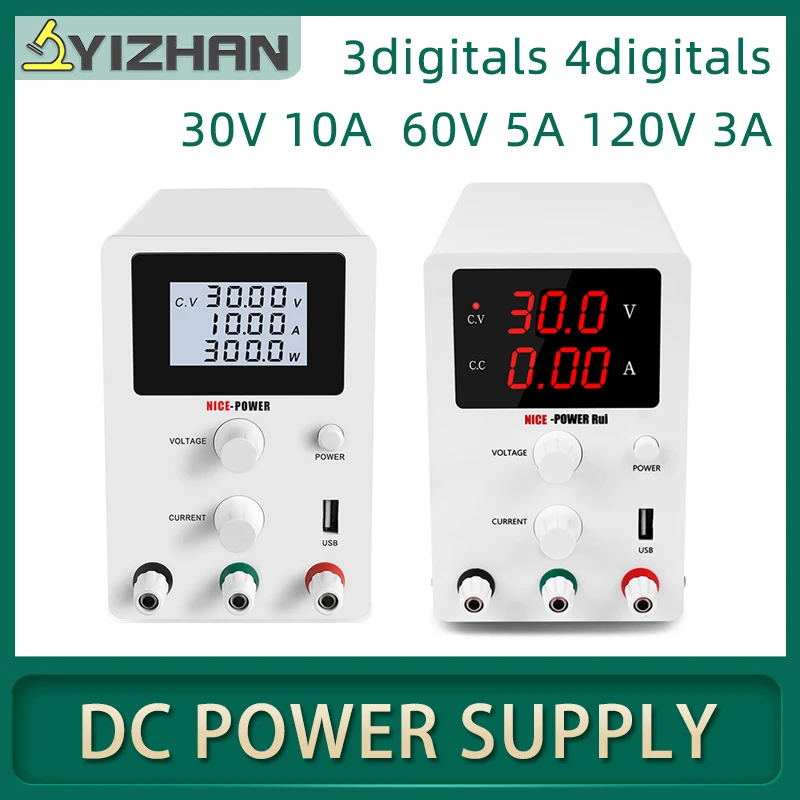 30V 10A Digital Switching DC Power Supply Adjustable Power Source LongWei Voltage Regulators K3010D 110V/220V 60V5A 120V3A