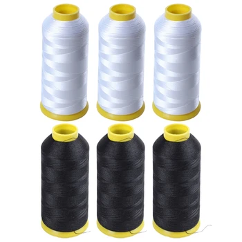 

Stronger 5000M Cones Bobbin Thread Filament Polyester for Embroidery Machine 3 Pack
