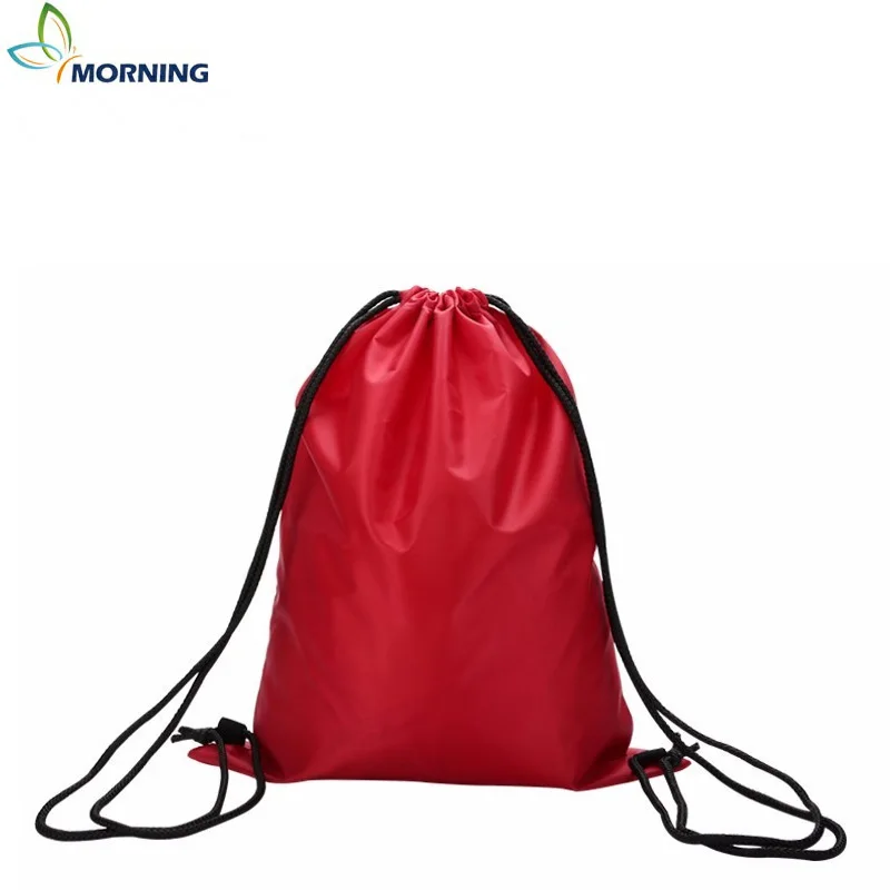 

waterproof pull rope backpack custom printed color