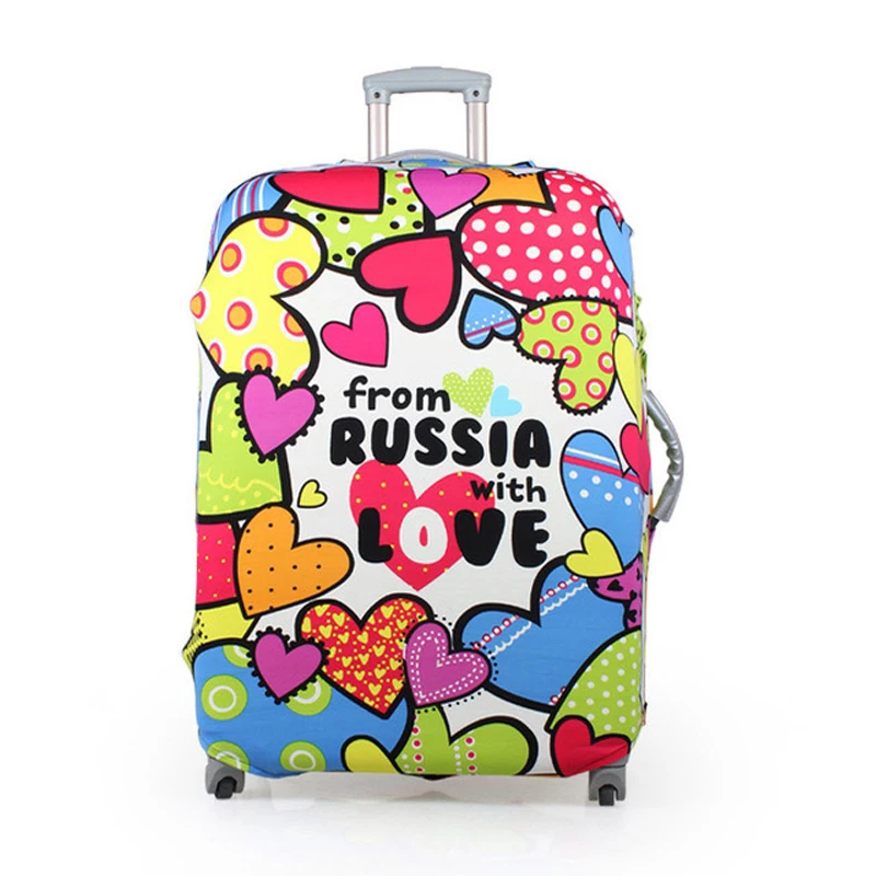 Дорожный защитный чехол на чемодан растягивающийся пылезащитный для чемодана