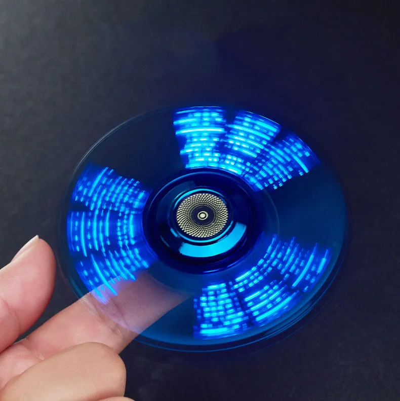 Светодиодный светящийся Пальчиковый гироскоп для зарядки Зажигалка usb зарядка