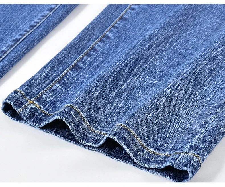YUEY Весна Лето Новая версия женские джинсы большого размера Прямые повседневные свободные с талией тонкие широкие брюки S до 5XL