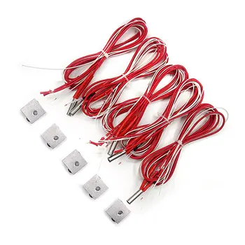 

MK8 Block 12V40W Heating Tube Throat Replacement Durable Hot End Kit Extruder Professional Aluminum Improved 3D Printer Parts