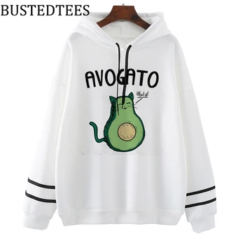 

Funny Avocado Pink Hoodie Hip Hop Women Streetwear Female Clothes Sweatshirts Pullovers Harajuku 90s Ullzang Harajuku Hoodies