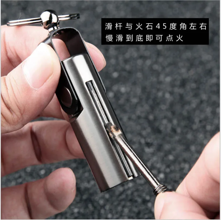 

Ten thousand matches individuality creative portable kerosene lighter ring or survival