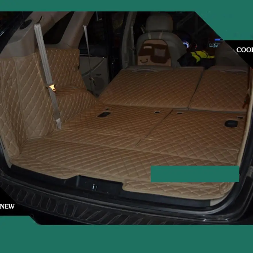 Для Hyundai Veracrus кожаные багажнике автомобиля коврик для багажника 2006 2007 2008 2009 2011 2012 2013 ix55 чемодан ковер
