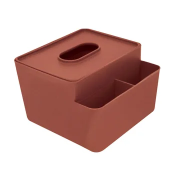 

Tissue Box Dustproof Home Decor Detachable PP Napkin Paper Holder Living Room Remote Control Storage Coffee Table Multi-function