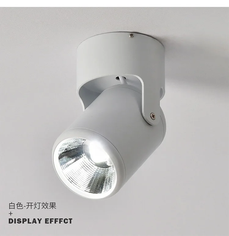Поверхностного монтажа 10 Вт лампа Универсальный Регулируемый светильник Настенный концентрированный свет всасывания топ WF920423