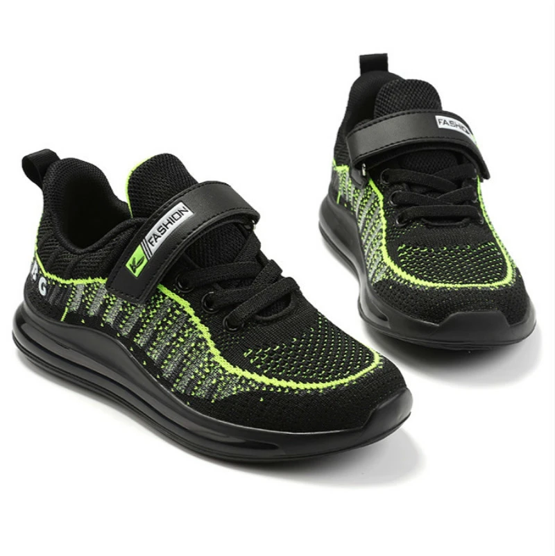 AFFINEST детские кроссовки для мальчиков девочек дышащая сетка Нескользящая вязаная повседневная обувь легкий спортивный для бега и тенниса Спортивная обувь