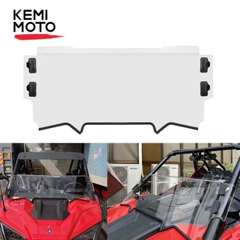

UTV Half Windshield for Polaris RZR PRO XP / XP 4 2020 + PMMA Clear Scratch Resistant Windscreen w/ 4 clamp