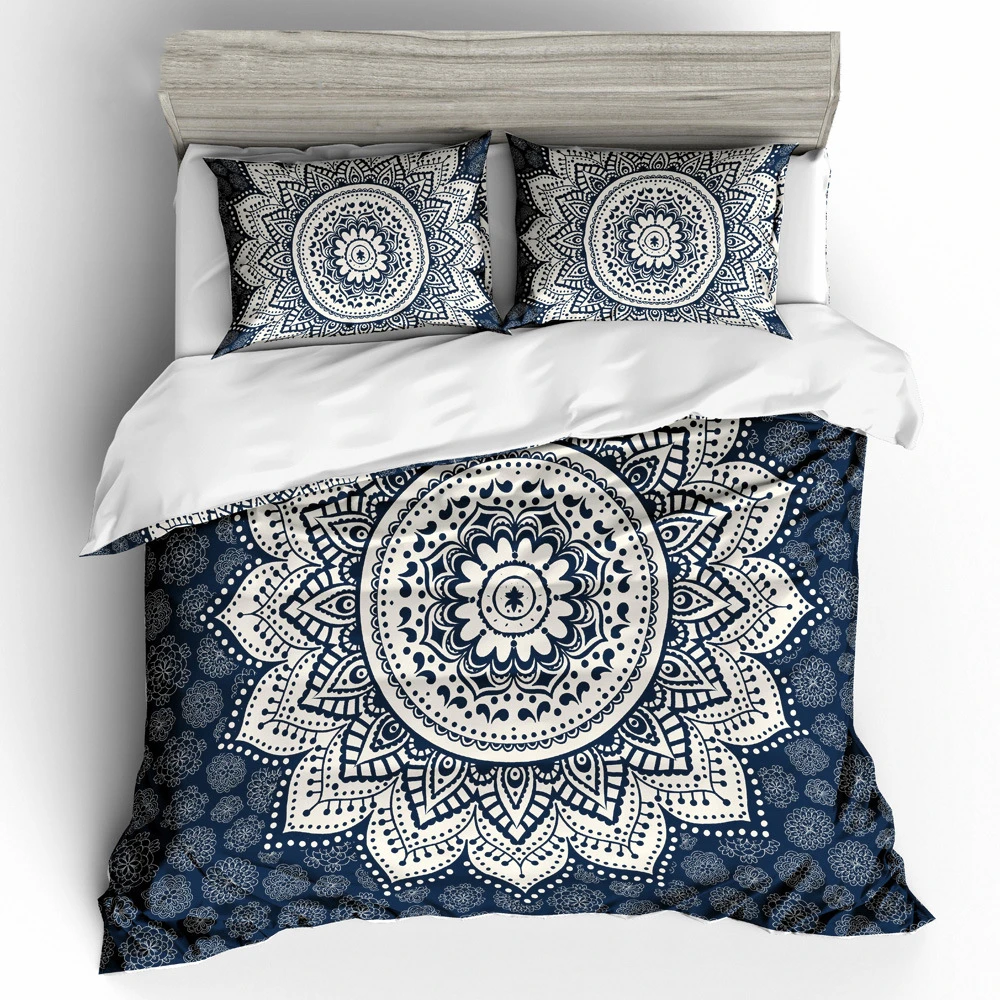 

India Mandala Bedding Set 3D Printed Hippie For Home Cover Set With Pillowcase 4 Sizes Bedclothes Home Textile Drop Shipping