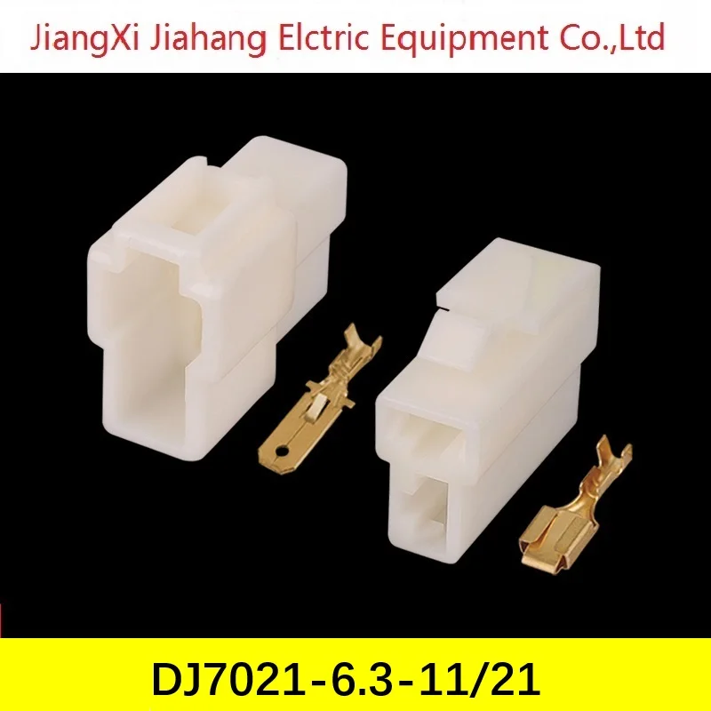 

Freeshipping 200sets DJ7021-6.3-11/21 2Pin AMP Car Electrical Wire Connectors for VW,BMW,Audi,Toyota,NISSAN