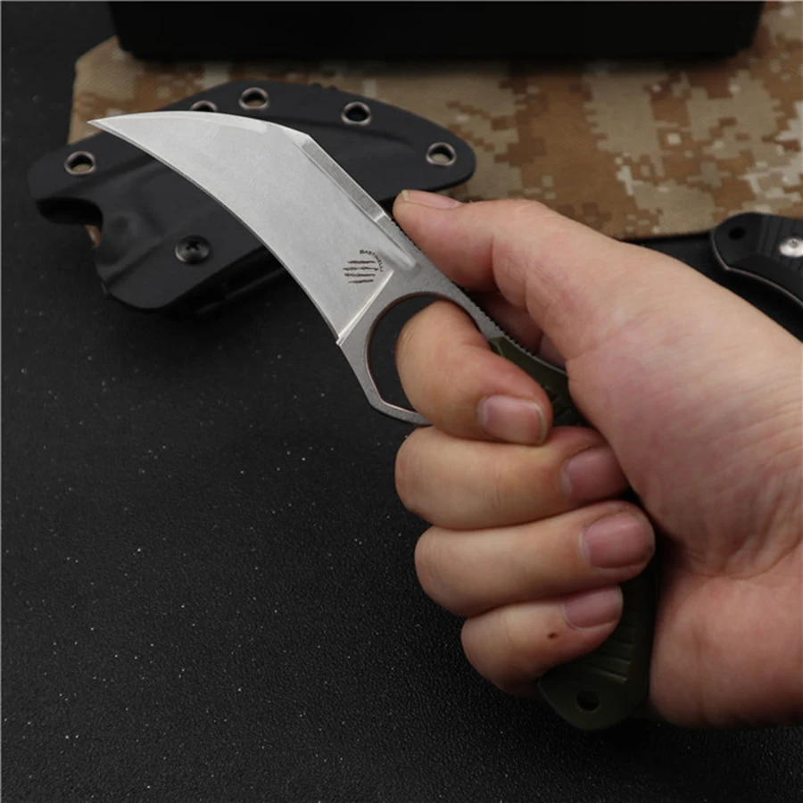 Новейший фиксированный нож для кемпинга, выживания в джунглях, охотничьи ножи karambit DC53, лезвие G10, Ручка K, оболочка для самозащиты