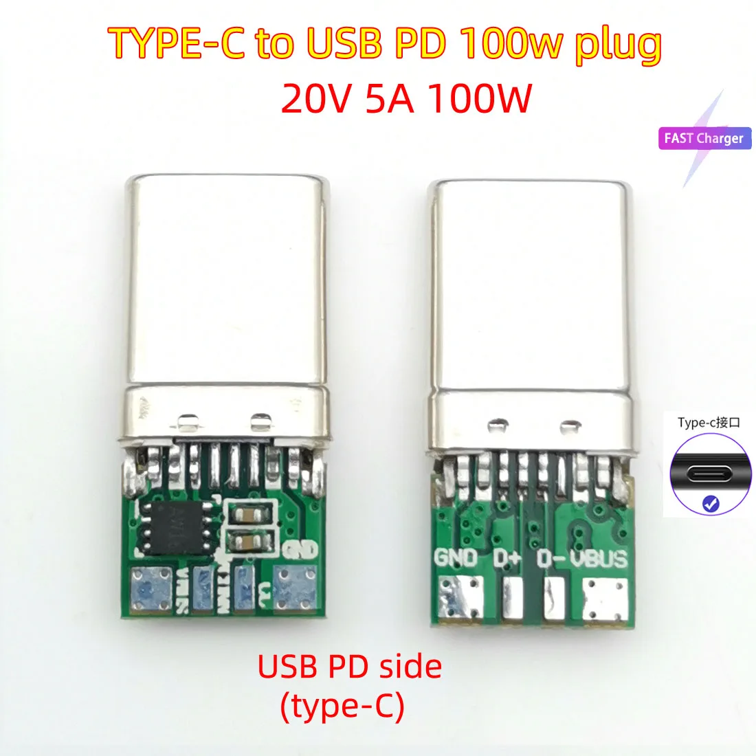cabo de solda usb tipo para tipo plugue pd conector de carga cabo de adaptador de dados com estojo