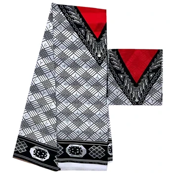 

Newest style ribbon silk wax black and white silk fabric african fabric ankara real silk fabric 4+2 yards for evening dress hot!