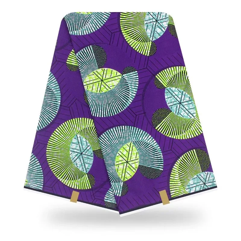 

Nigerian Style Party Dress Material Real Cotton Wax Fabrics Veritable High Quality African Wax Print Fabric 6Yards VS14-93