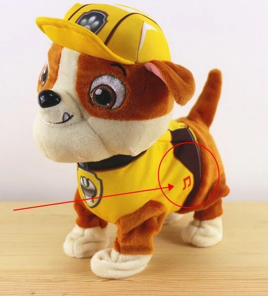 Paw patrol 25-30 см Голосовое управление Интерактивная собака Электронная ходьба щенок с голосовым управлением умный питомец может ходить и лаять