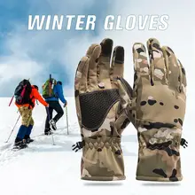 Warm Ski Gloves For Men WomenTouchscreen Winter Outdoor Sports Riding Windproof Thickening Snowboard Ski Thermal Gloves