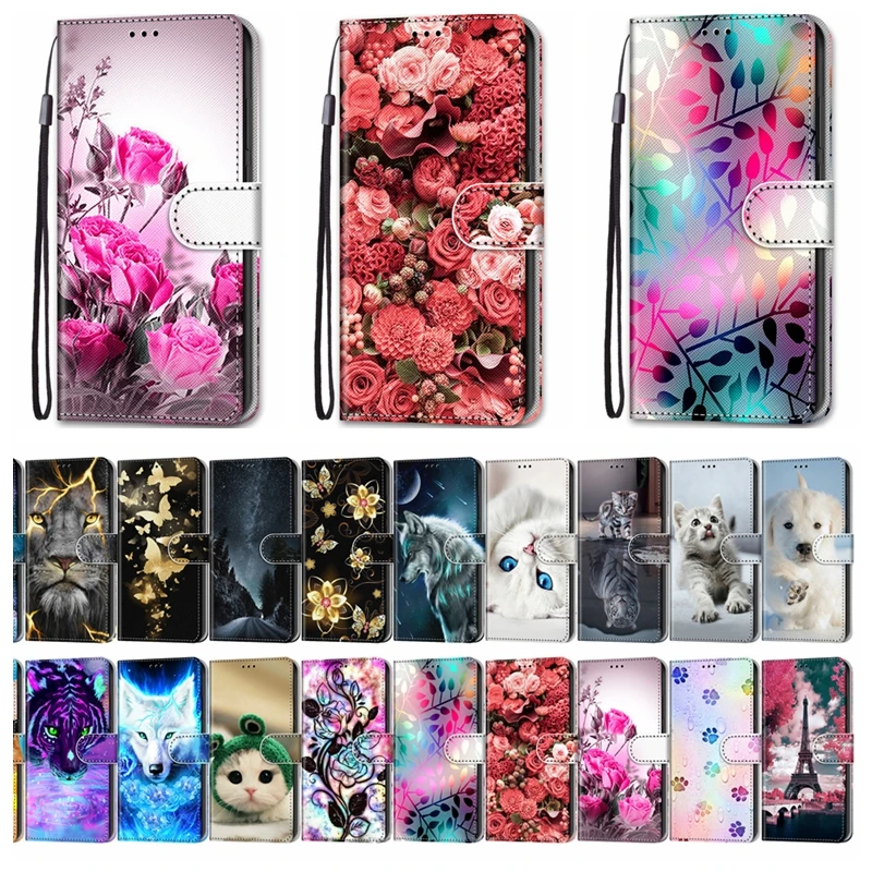 Чехол-бумажник для Samsung Galaxy A10 a10 A105FN/DS A105G A20E A10S A30 A50 S A107 A30s кожаный с рисунком |