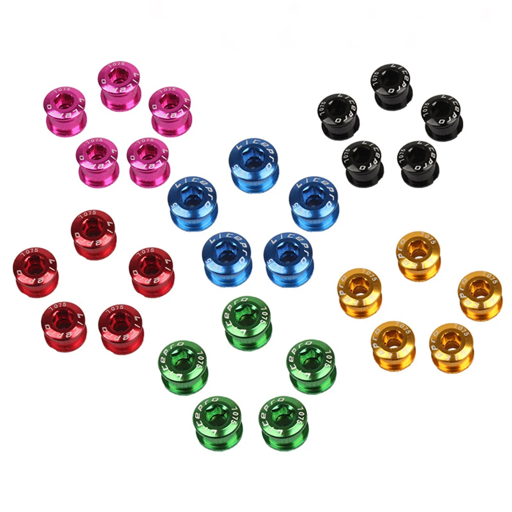 

Bike Chainring Bolts Single/Double/Triple Speed Disc Chainwheel Screws Fits For Bicycle Crank and Chain ring 5pcs a lot