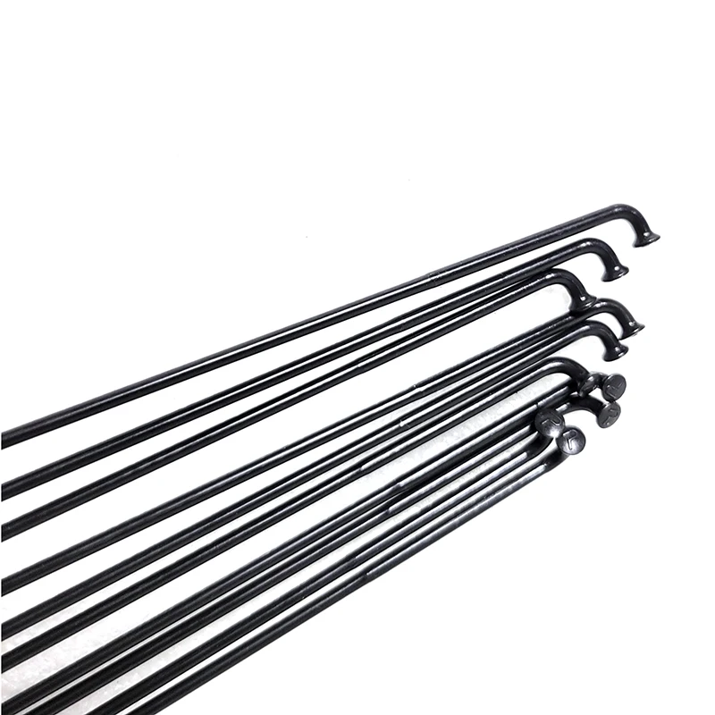 10pcs/lot Stainless J-hook Spokes with Light Pillar PSR TB Triple Butted No Drilling 236 258 276 284 296 302 Gauge14G TB