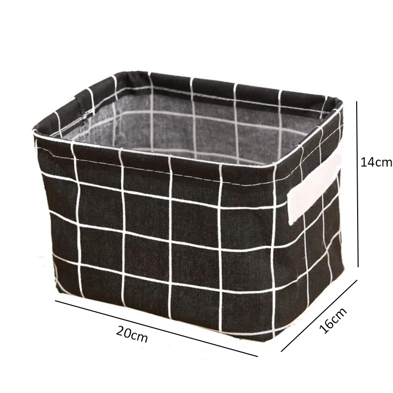 Настольная корзина для хранения мелочей нижнее белье коробки для хранения игрушек Портативный косметический Органайзер для книг канцелярский контейнер корзина для белья